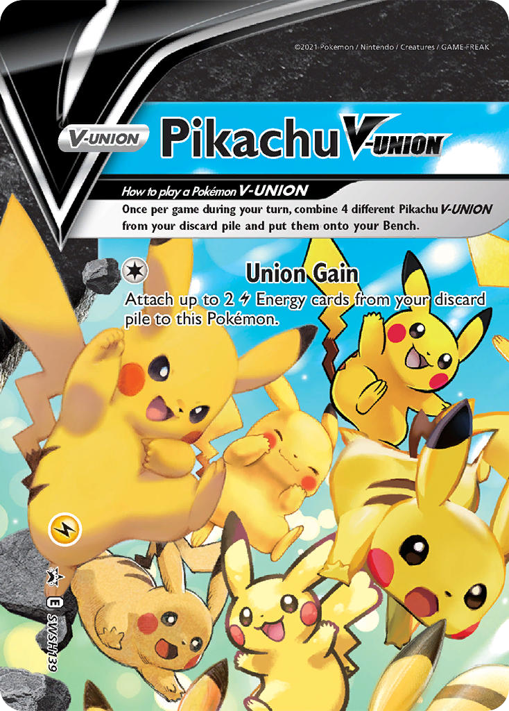 Sword & Shield Promo's Pikachu V-UNION #139